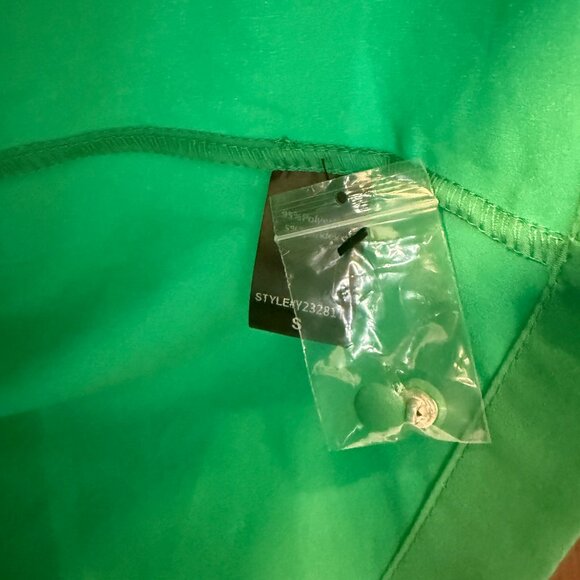 NEW Pomander Place Tuckernuck Emerald Green Selena Dunmore Green Blouse size S - Picture 8 of 8